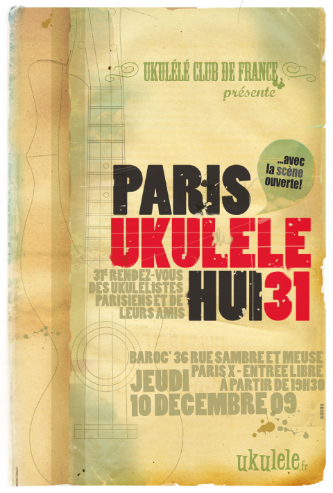 Paris Ukulele Hui 31 affice ©Krouk