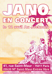 Jano en concert 